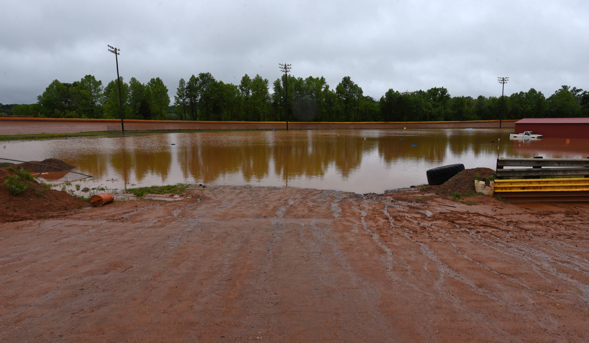 311 Speedway flooded